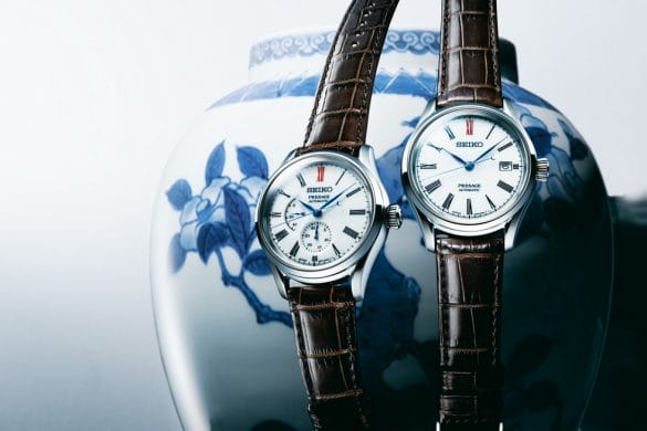 Seiko Presage en porcelaine d’Arita