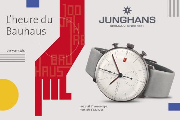 Chronoscope Junghans max bill 100 Jahre Bauhaus