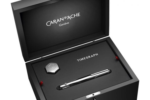 Caran d’Ache Timegraph  célèbre l&rsquo;alliance du temps et de l&rsquo;écriture.