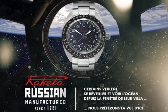 Montre Raketa Baikonour, le cosmos russe à votre poignet !
