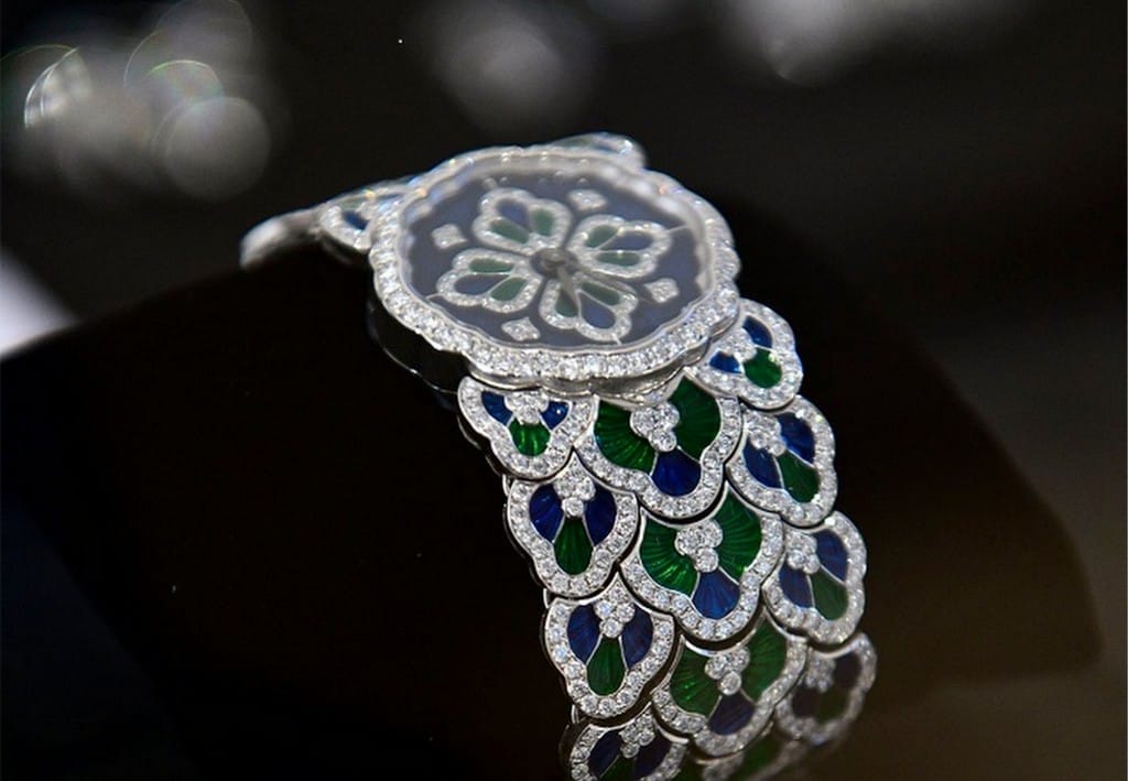 Bluebell, la montre bijoux en dentelle de Buccellati
