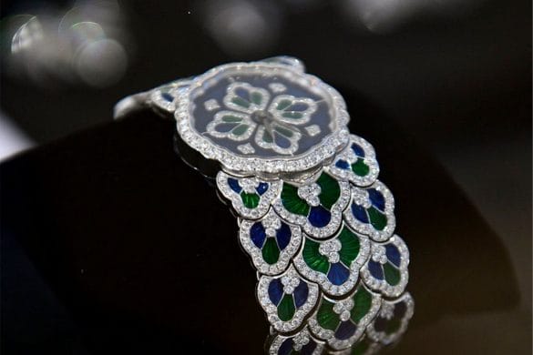 Bluebell, la montre bijoux en dentelle de Buccellati