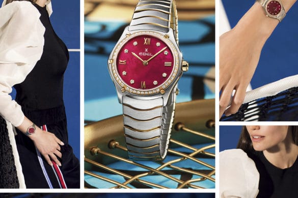 EBEL SPORT CLASSIC LADY RETRO RED