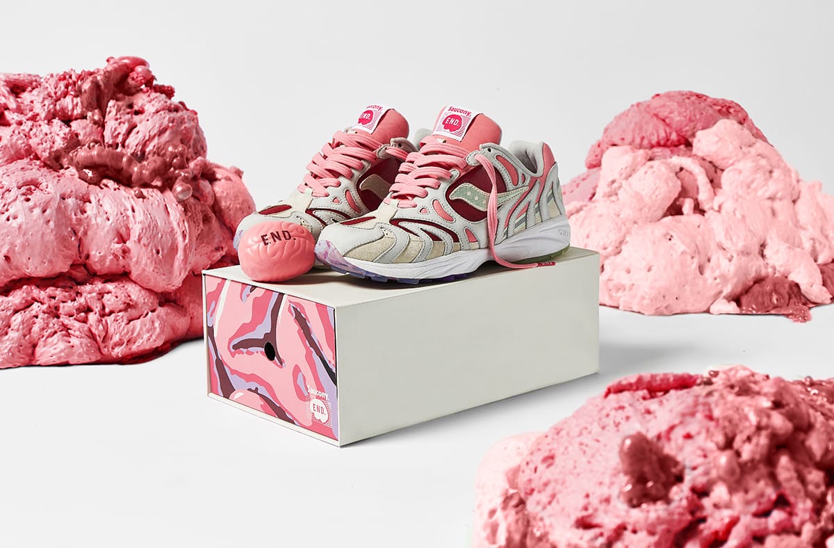 Collab END. x Saucony : The Brain !
