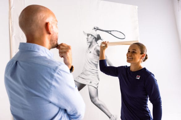 Ashleigh Barty et Rado se tournent vers l’art pour aider à réaliser les vœux