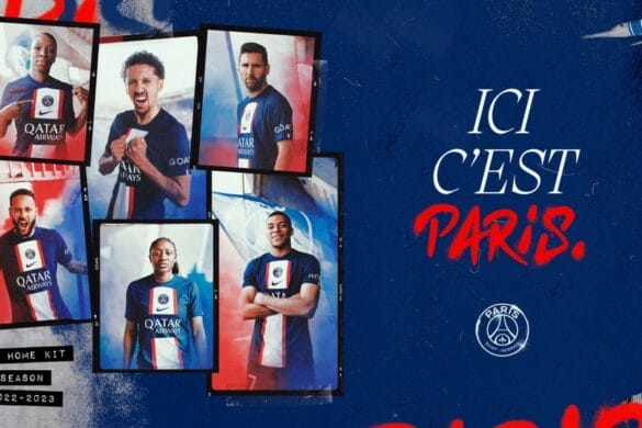 Le PSG dévoile son maillot domicile 2022/2023