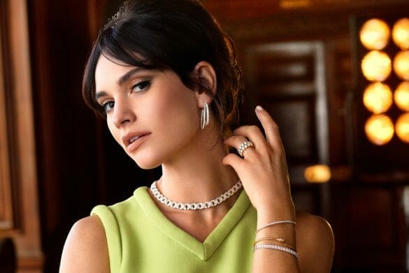 Lily James, nouvelle ambassadrice du Natural Diamond Council