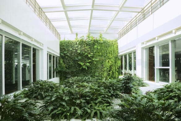 MINGZHU NERVAL, des murs végétaux et jardins d’exception