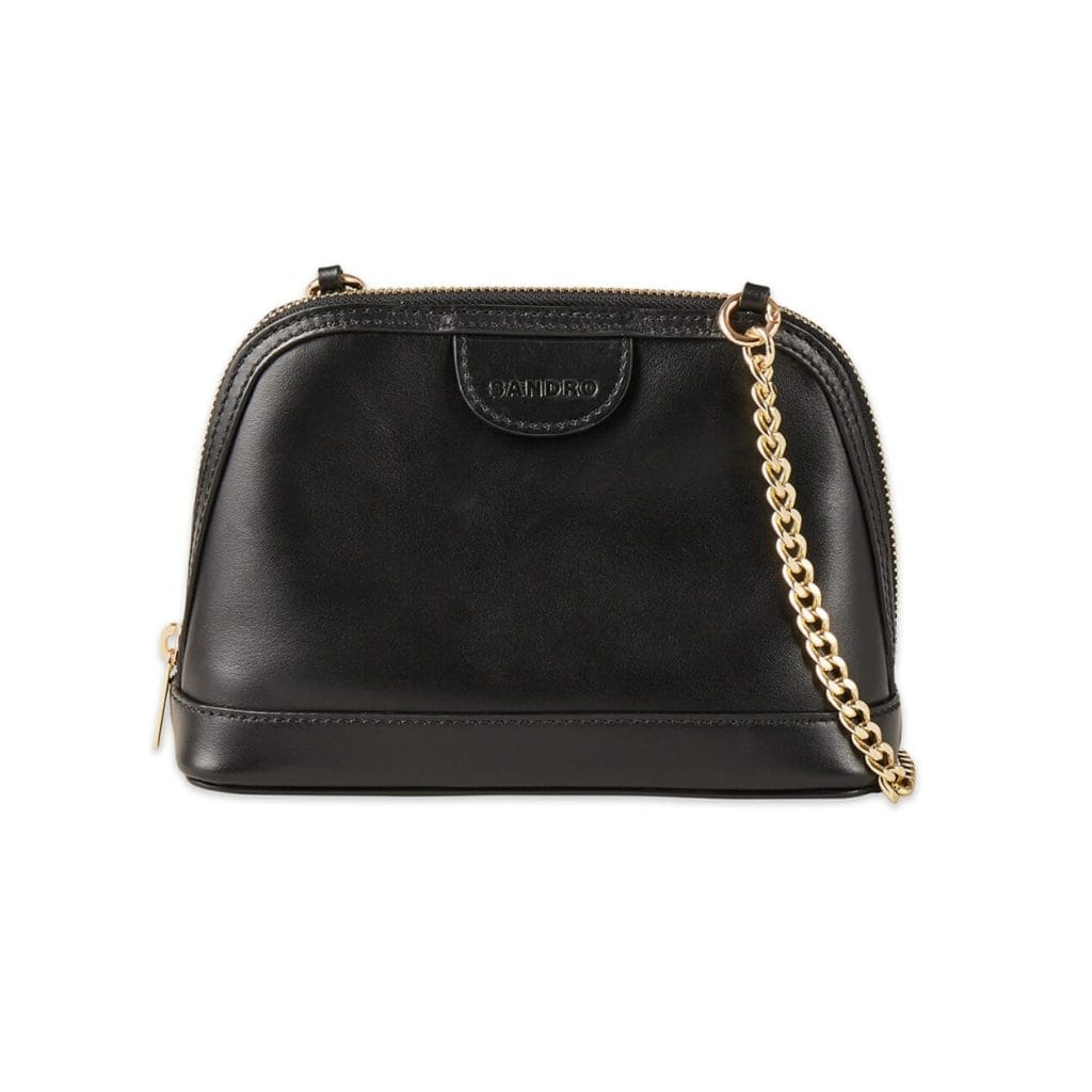 Sac RITTAH en cuir noir.