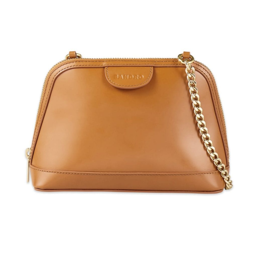 Sac RITTAH en cuir camel.