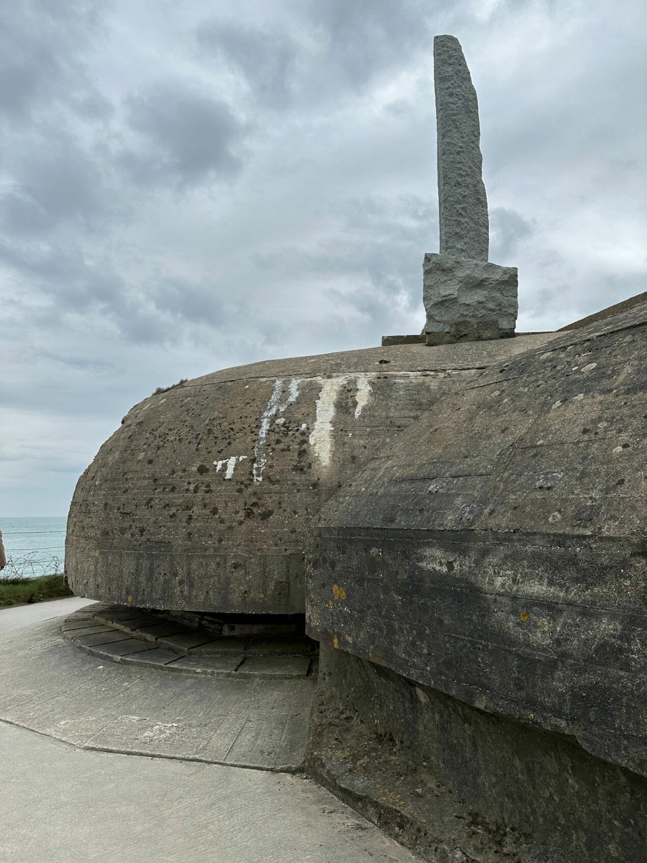 Bunker vu de l'extérieur.