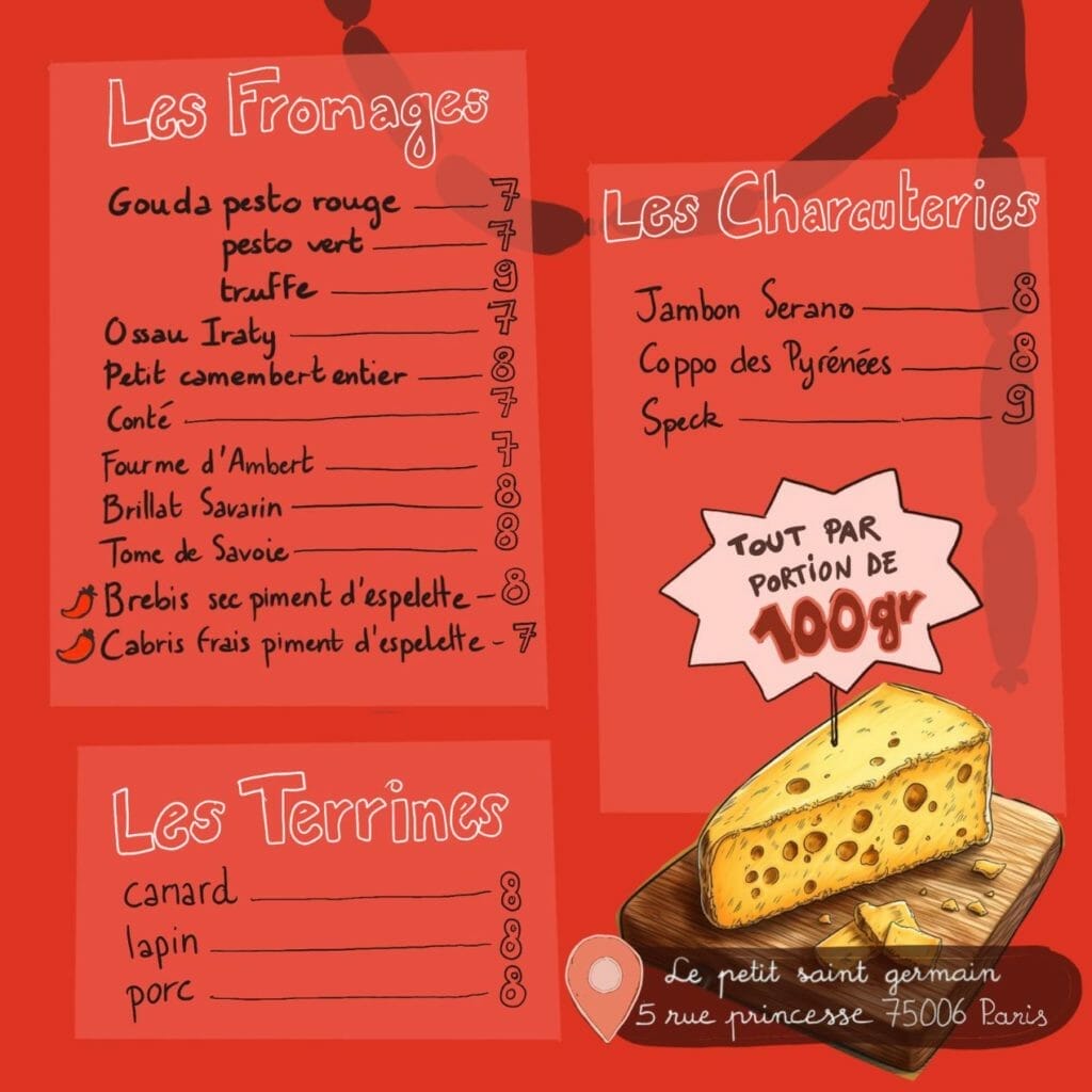 Une carte simple et efficace ! 