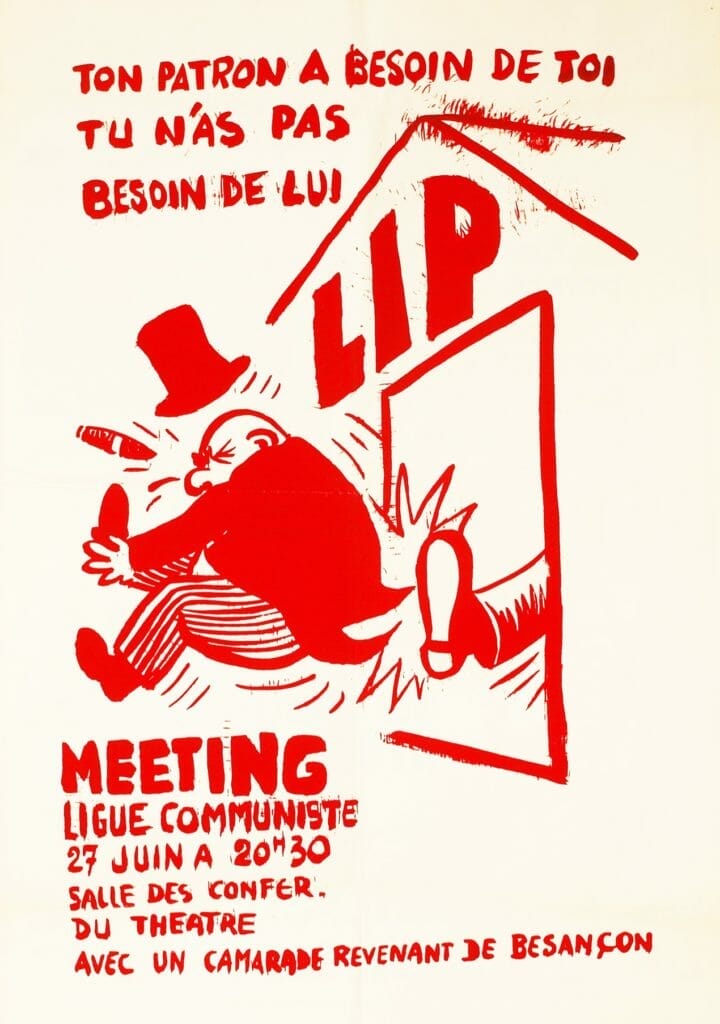 Lip, un symbole de la lutte ouvrière.