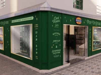 Fossil installe son Pop Up de Noël à Paris