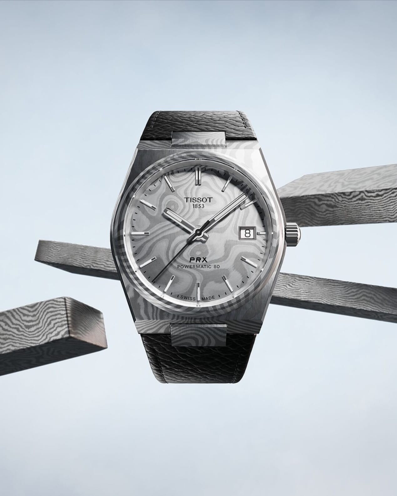 Tissot PRX Titanium & Damascus