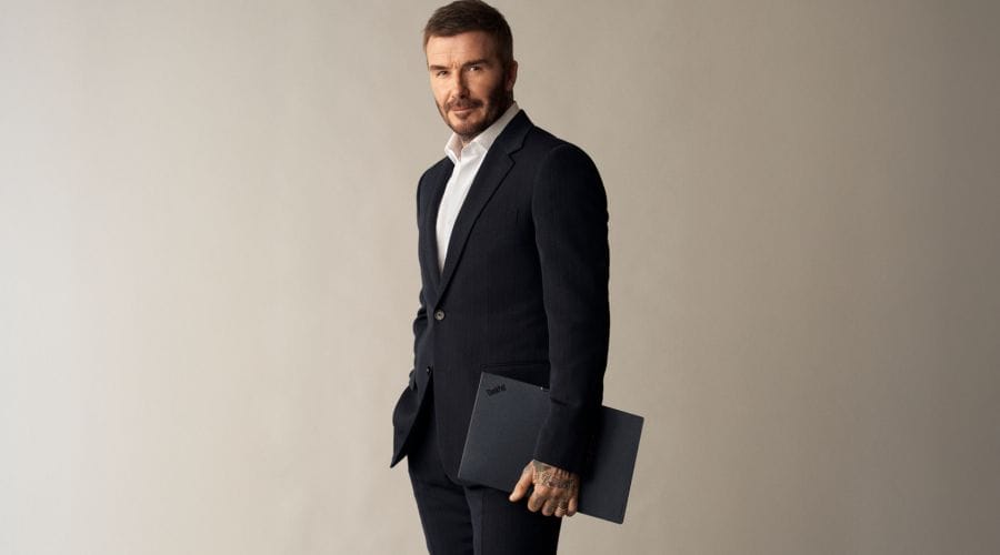 Lenovo présente son partenariat avec David Beckham